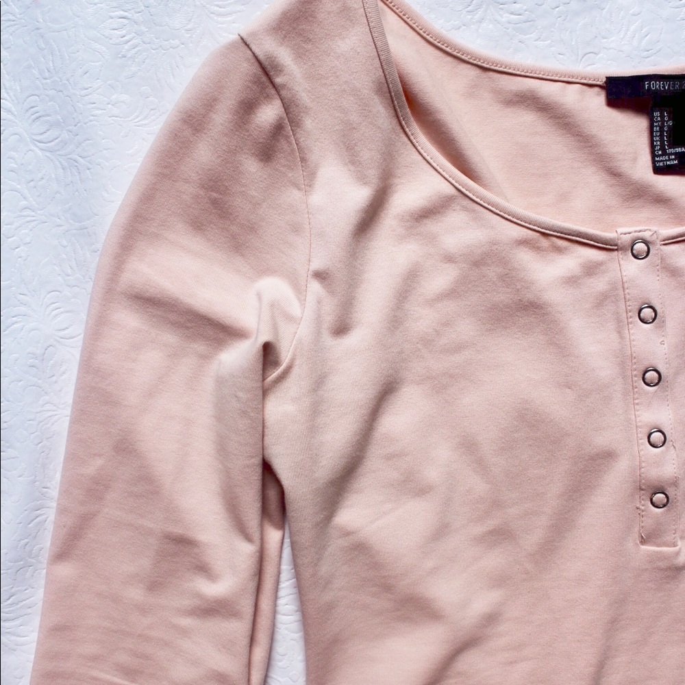 Peach Body Suit